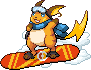 Snowboarding Raichu