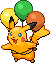 Shiny Flying Pikachu