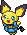 Swimming Pichu